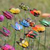 Colorful Whimsical Butterfly Stakes for Garden Yard Planter Outdoor Decor Flower Pots Decoration Eco-Friendly Garden Ornaments