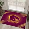 Дизайн Brisbane Broncos Кристальный Велюровый Ковер Уютный Не?Нескользящий ковер с принтом для спальни, гостиной, прихожей