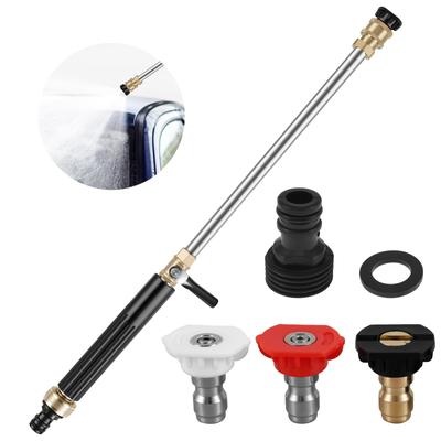 Струйная мойка, мощные инструменты для мойки автомобилей под высоким давлением, моечная насадка с 3 различными насадками и быстроразъемным соединением для мойки автомобиля