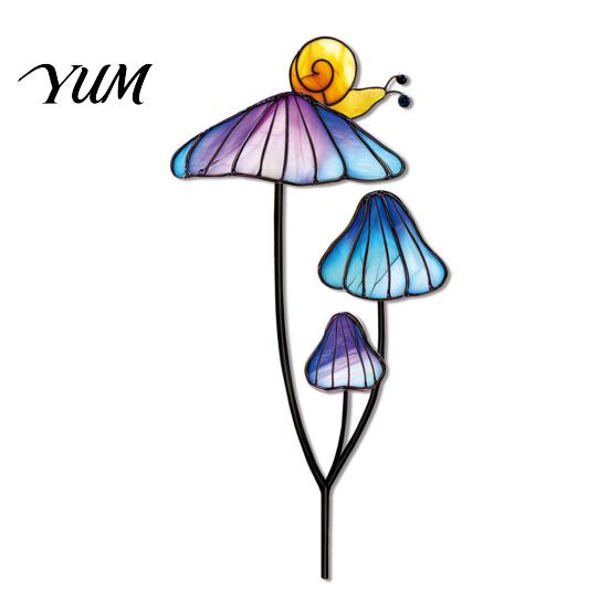 Colorful Yard Stakes Planter Insert Stake, Double-Sided, Flower Pot Decor Metal Stake Insect Animal for Plant Pots Bed Decoration Creative
