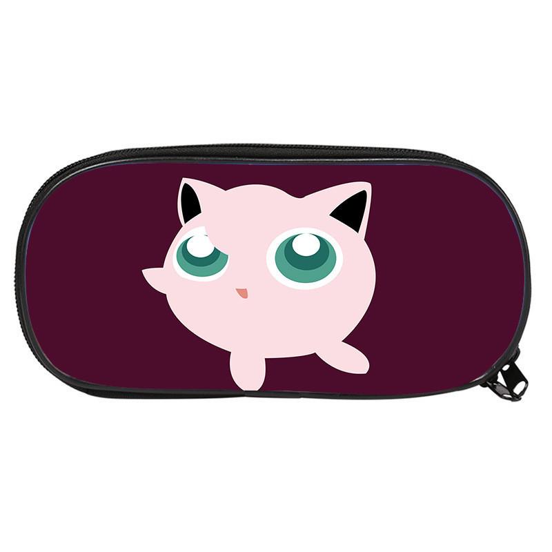 Pokemon Themed Printed Student Single Layer Stationery Storage Pencil Bag