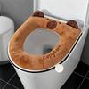 Cartoon Toilet Cover Plus Velvet Toilet Seat Cover Thickened Zipper Cartoon Toilet Mat To Protect Pregnant Women Confin