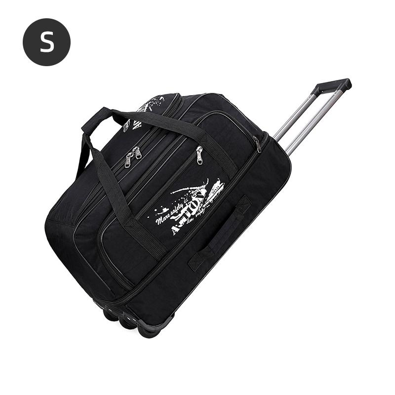 Оксфордский холст дорожная сумка на колесах Компактный водонепроницаемый складной багаж большой вместимости унисекс