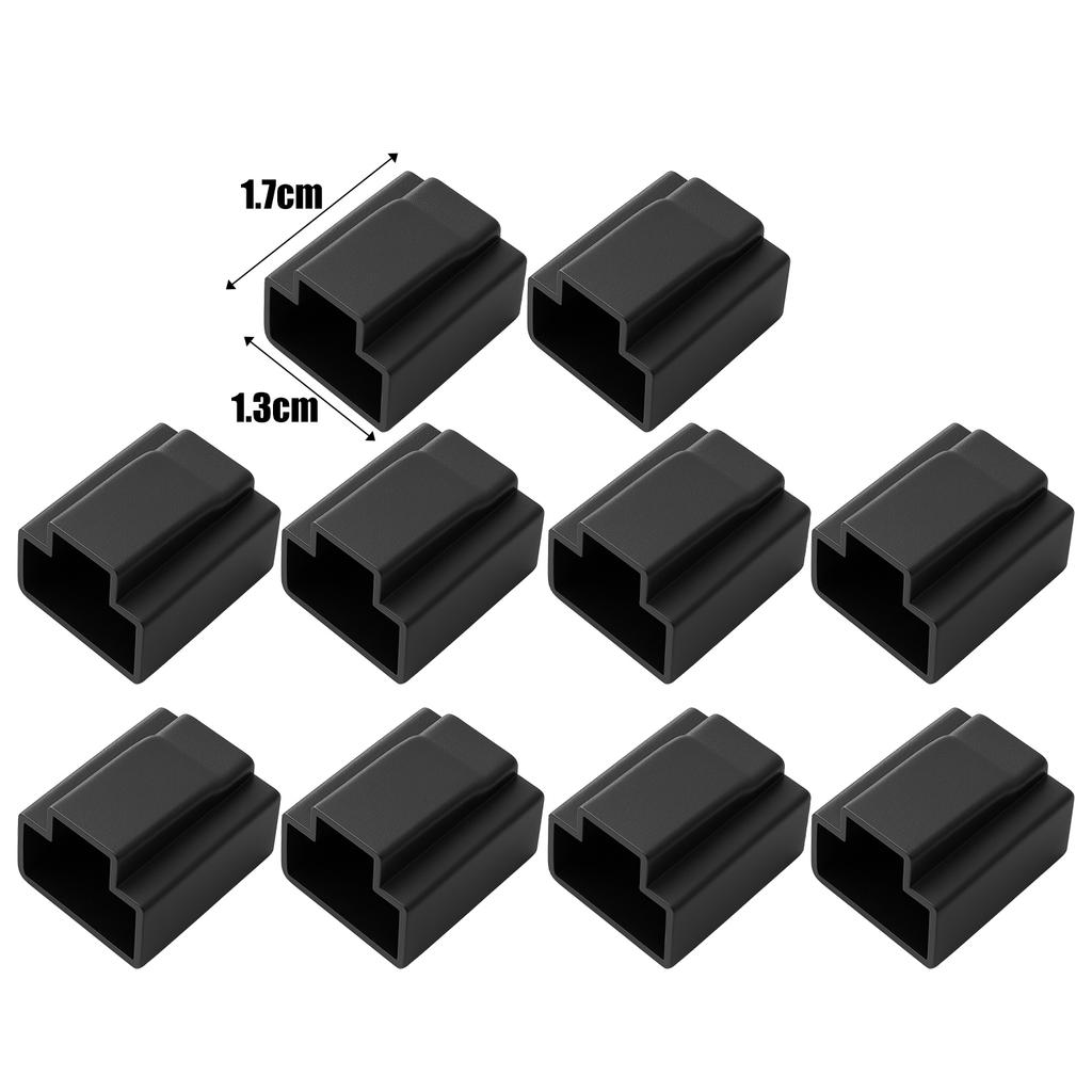 10-100 шт. Защитная заглушка для разъема Ethernet RJ45, пылезащитный колпачок для сетевого штекера, пылезащитные колпачки для кабеля Cat6 CAT7 CAT8 RJ45 Lan, защитный чехол