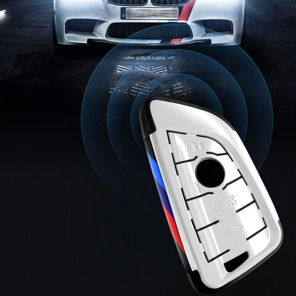 Carbon Fiber Key Case Cover for BMW X1 X3 X5 X6 F15 F16 G30 7 Series 525 F30 118i 218i G11 F48 F39 520