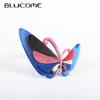 Cute Cartoon Acrylic Blue Butterfly Brooch Women’s Brooch for Suit Laple Pins Badage New Year Gifts
