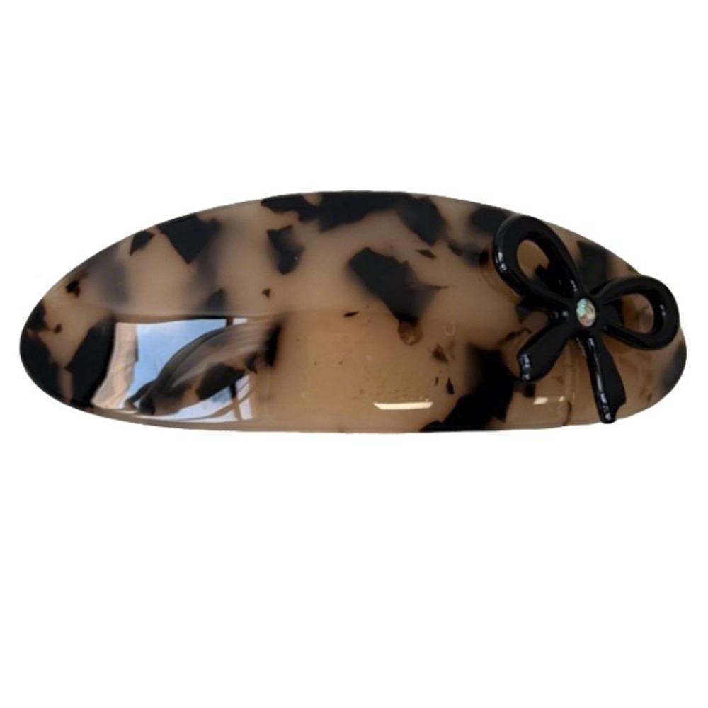 Trendy Texture Sweet Elliptical Acetate Hair Clips Vintage Barrettes Gift Headdress