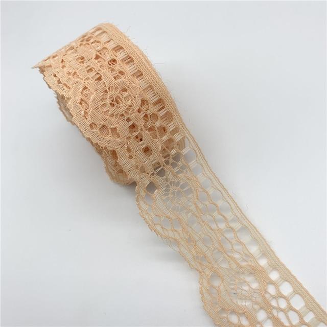 5 ярдов 38 мм кружевная лента, ремесленные изделия, вышитая кружевная бейка, лента ручной работы, кружевные украшения, сделай сам, швейная ткань, французская кружевная ткань