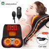 Electric Shiatsu Head Neck Cervical Ttraction Body Massager Car Back Pillow with Heating Vibrating Massage Device