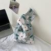 Японская сумка на запястье холщовая сумочка офисный работник выходящая сумочка сумочка для хранения мелочи маленькая тканевая сумка
