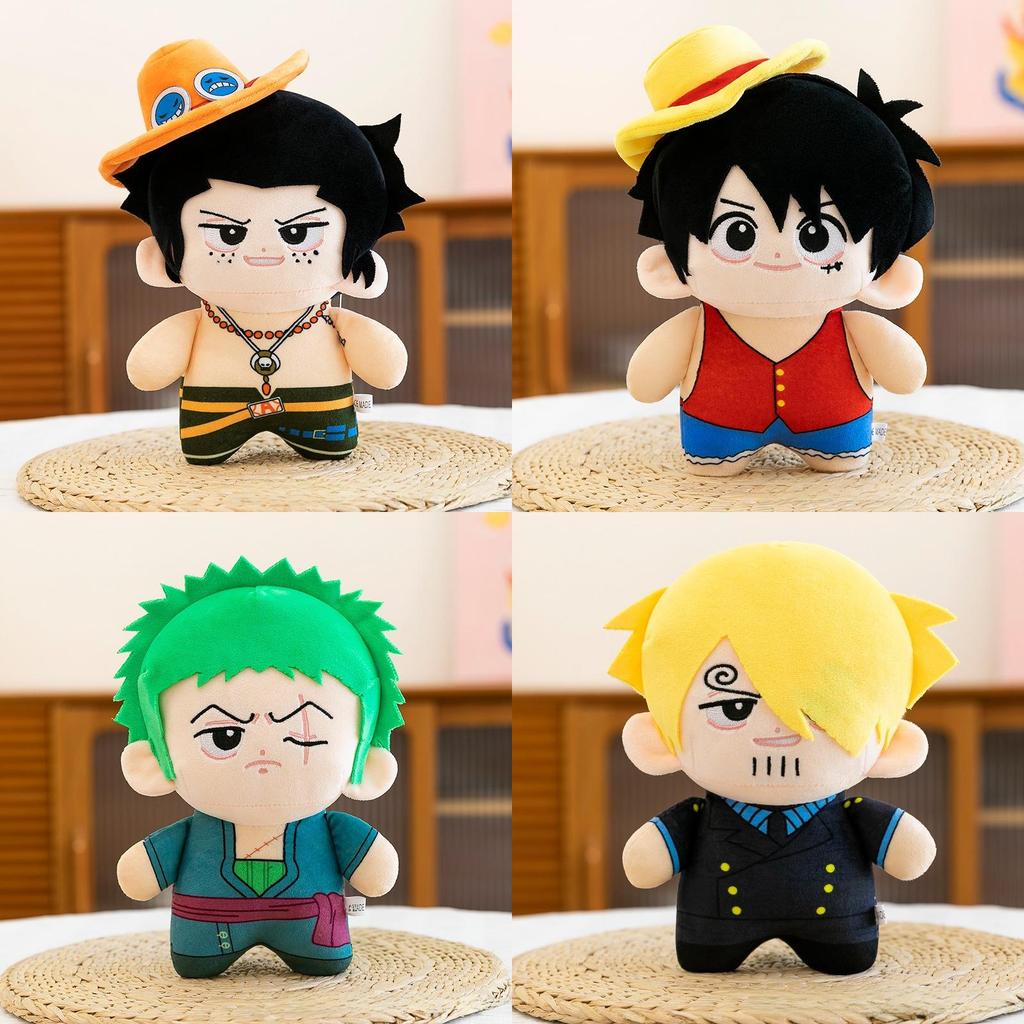 Плюшевая игрушка One Piece Луффи Эйс Зоро Санджи Коллекционный подарок для фанатов