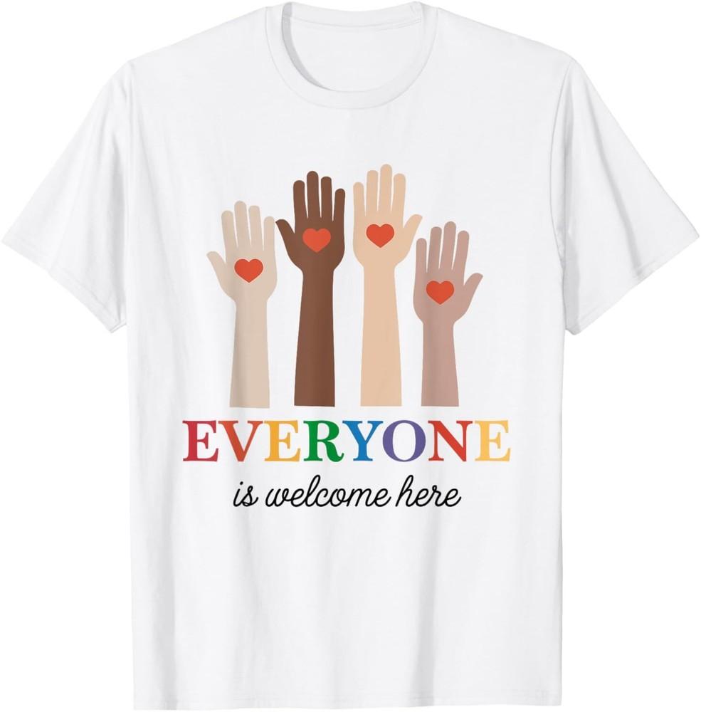 Everyone Is Welcome Here Idaho Teacher T-Shirt Unisex T-Shirt