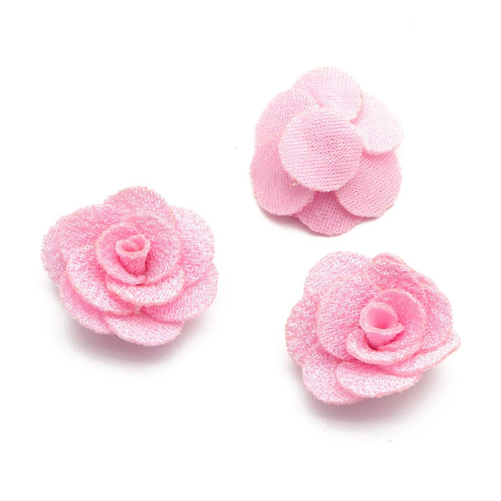20 шт. 2,5 см 3D сетчатая роза аппликация для DIY головных уборов заколки для волос декор аксессуары одежда шляпа обувь поделки швейные нашивки