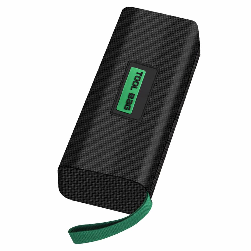 Портативная легкая сумка для хранения электрика, органайзеры для инструментов, зеленая ткань Оксфорд для разнорабочих, эффективное управление инструментами