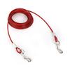 EZBUG Long Lead Dog Tether Lead Runner Cable Training Lead 5mm for Dogs (7.6m)