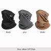 Solid Color Neck Gaiter Fleece Half Face Mask Fashion Ski Tube Scarf  Men & Women