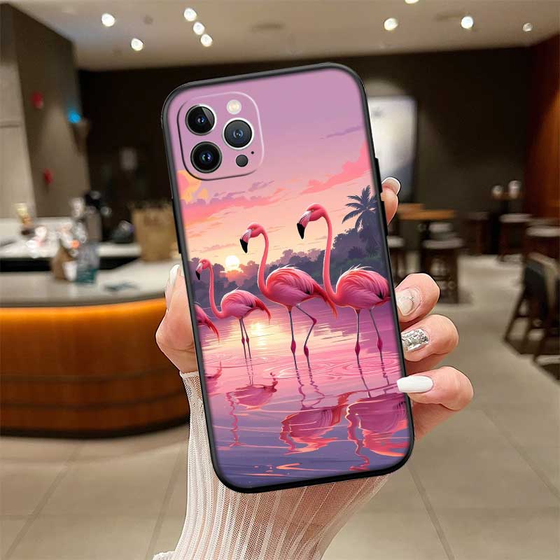 UP29 Flamingos Pink bird flower Case for Motorola Edge 60 60s 70 G86 G56 G54 E14 G04S G45 G54 G64 S30 S50 X30 X40 X50 Pro Power