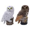 Owl Solar Light Garden Automatic Charging Weather Resistant Simple Installation LED Solar Lamp Owl Statue Lawn Patio Decor