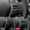 Carbon Fiber Car Steering Wheel Button Decals Cover Trim Sticker For BMW F30 3 Series F36 4 Series 2013- Interior Accessorie