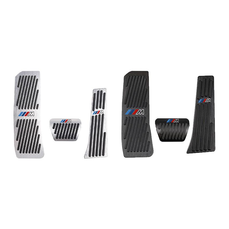 ZUWG9 2025 Hot Car Brake Foot Rest Pedal Cover Alloy Rubber Gas Pedal Protector For BMW M X1 X3 X5 X6 X7 E30 E90 M3 E84 E83 F25 E91 E6