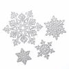 4pcs/set Snowflake Cutting Dies Metal Dies Stencils Scrapbooking Album Stamp Paper Card Embossing