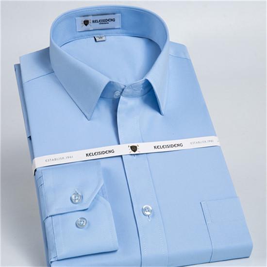 Высококачественная мужская формальная рубашка с длинным рукавом белого цвета