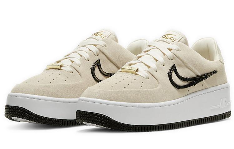Nike Air Force 1 Sage Low Lx Светлый Кремовый Черный Женские CI3482-200