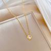 Cold Wind Zircon Minimalist Wind Furnace Real Gold Necklace Female Collarbone Chain Accessories