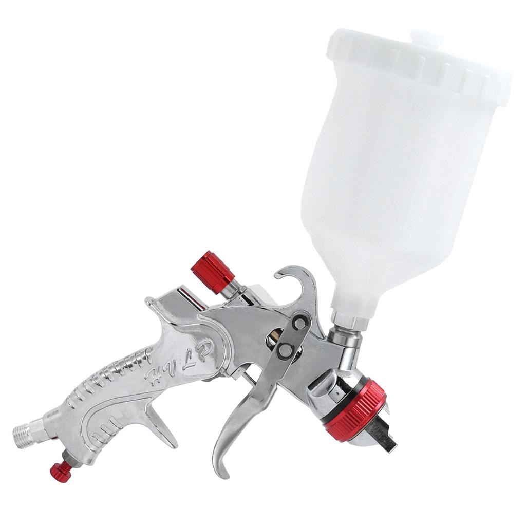 HVLP Spray Gun Manual Gravity Feed Spray Gun with 1.4/1.7/2.0mm Nozzles Paint Sprayer Kits