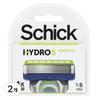 Schick Hydro 5 Basic Sensitive Razor Blades, 4 Packs, 2 Pieces ,Korean Razor Blade