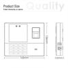 Deli T999W Facial & Fingerprint Recognition Attendance Machine CN plug (adapter included)