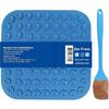 Premium Lick Mat for Dogs & Cats with Suction Cups and Spatula Spreader for Pet Separation Anxiety Relief, Slow Feeder, Perfect with Peanut Butter,