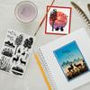 4 Sheets 4 Styles PVC Plastic Stamps for DIY Scrapbooking Photo Album Decorative Cards Making Stamp Sheets Film Frame Tree 160x110x3mm