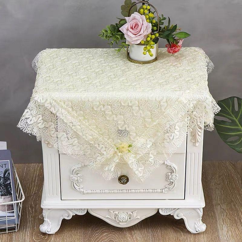 Universal Scarves Bedside Table Covers Dust Covers Water Dispensers Refrigerators Lace Washing Machines Coffee Tables Tablecloths Fabric Fabrics