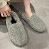 Fashion Fluffy Women Flats Shoes Winter Designer Comfortable Soft Shoes 2025 Fashion Casual Sneakers Elegant New Walking Mujer Zapatos