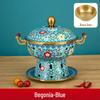 sky blue four seasons begonia (brass inner)