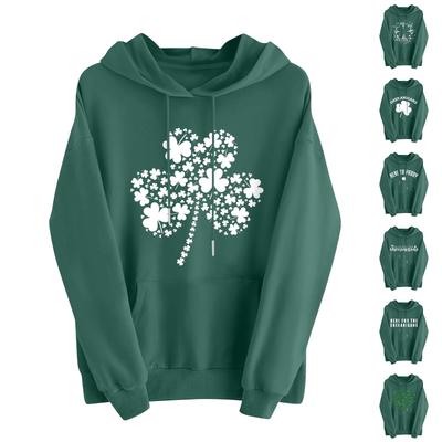 Женская мода, женский легкий пуловер с длинными рукавами и карманами, толстовка с капюшоном в стиле консервативного стиля