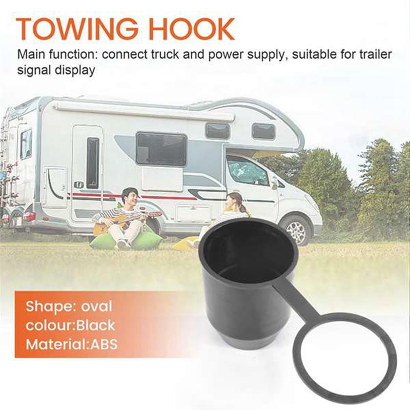 A51K-10 PCS Tow Bar Ball Push-In Type Cover Cap Car Hitch Towball Trailer Protection Cap EIG88 Suitable For RV Trailer