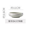 Japanese Vintage Stoneware Bowl Creative Tall Fruit Dishes Ceramic Rice Salad Dessert Bowl Kitchen Spice Plate Kitchen Tableware