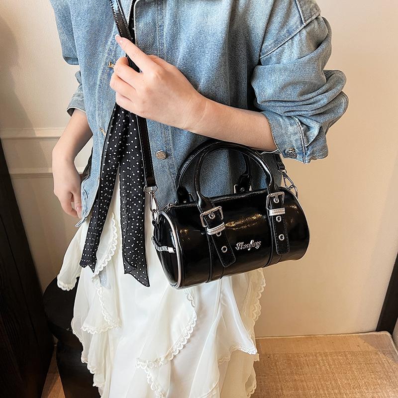 Handbag Women's New Bag Shoulder Messenger Bag Cylinder Bag