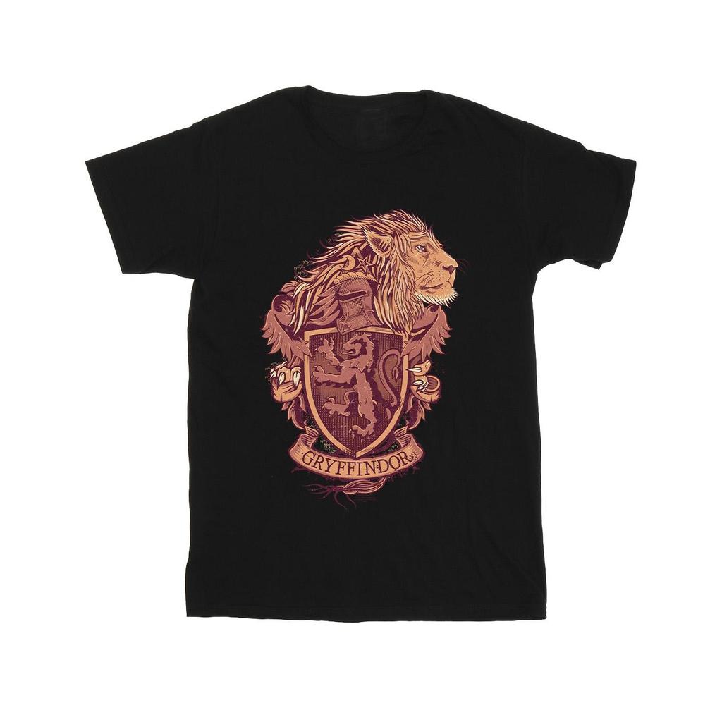 Harry Potter Mens Gryffindor Sketch Crest T-Shirt