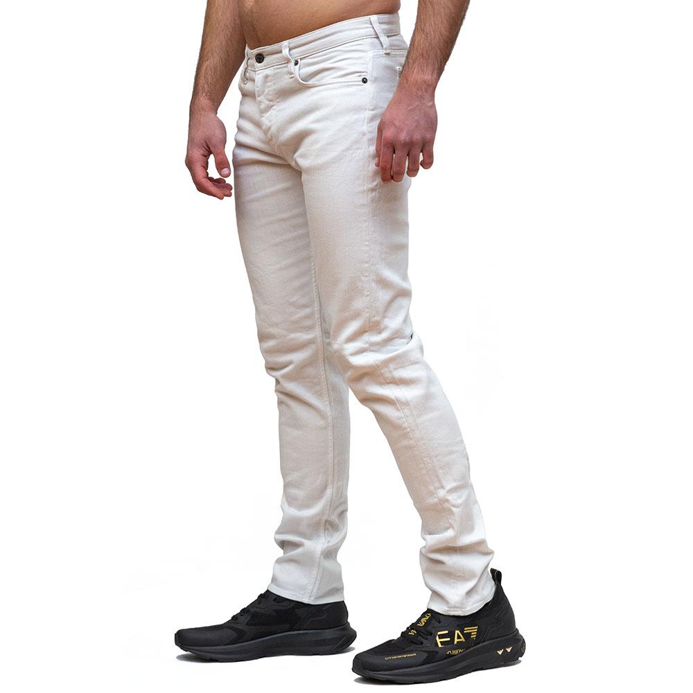 EMPORIO ARMANI J75 Logo Plaque Low Rise Slim Jeans 3D1J75-1N4RZ-0646