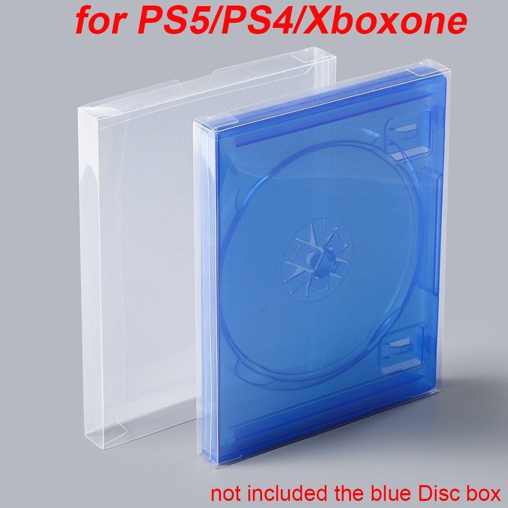 5 шт. Защитный чехол для игровой коробки из ПЭТ, прозрачный, для хранения игровых карт для PS5 PS4 Xboxone