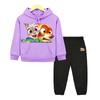 Мальчики Девочки Спортивные комплекты с капюшоном Зверополис 2 Повседневные худи Флисовый свитшот пуловер+Брюки y2k sudadera детская одежда бутик