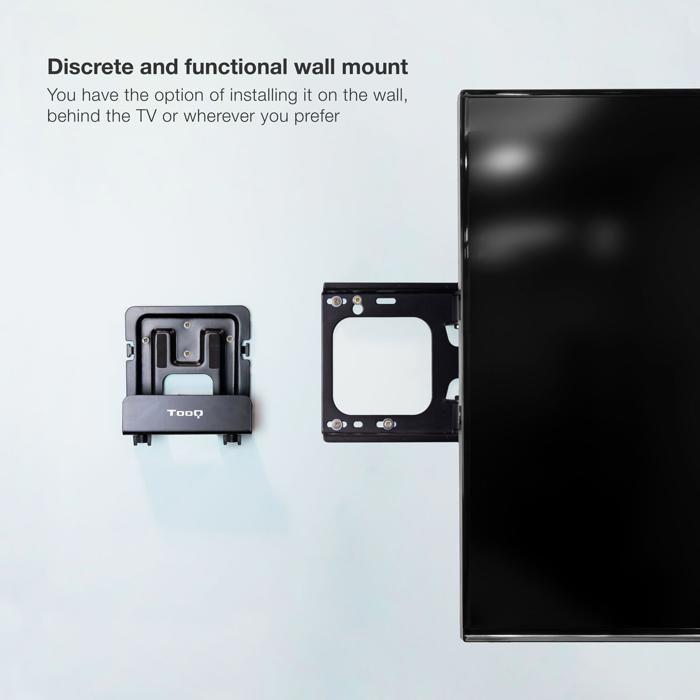 Фиксированное настенное крепление - TOOQ - TQMPM4776 - Металл - 5 кг - Универсальное для медиаплееров