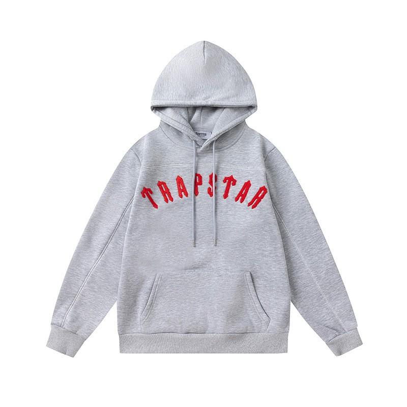 Unisex Streetwear Hoodie Set With Embroidered Letter Design Loose Fit Cotton Pullover Fall Casual Wear
