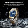 Gohuos 8814 Waterproof Men's Quartz Movement Wristwatch Complete Calendar Simple Design Luxury Style Business Watch for Male