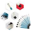 12Pcs ChildrenPaint Brushes for Watercolor Acrylics Oil Rock Painting Nylon Bristle Paint Brush for Rock Canvas Painting