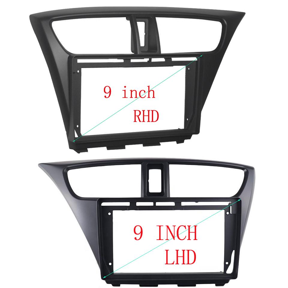 Рамка автомобильного радиоприемника для Honda Civic 9 FK 2011-2017 Европейская 9-дюймовая стереопанельная жгут проводов адаптер кабеля питания Canbus декодер