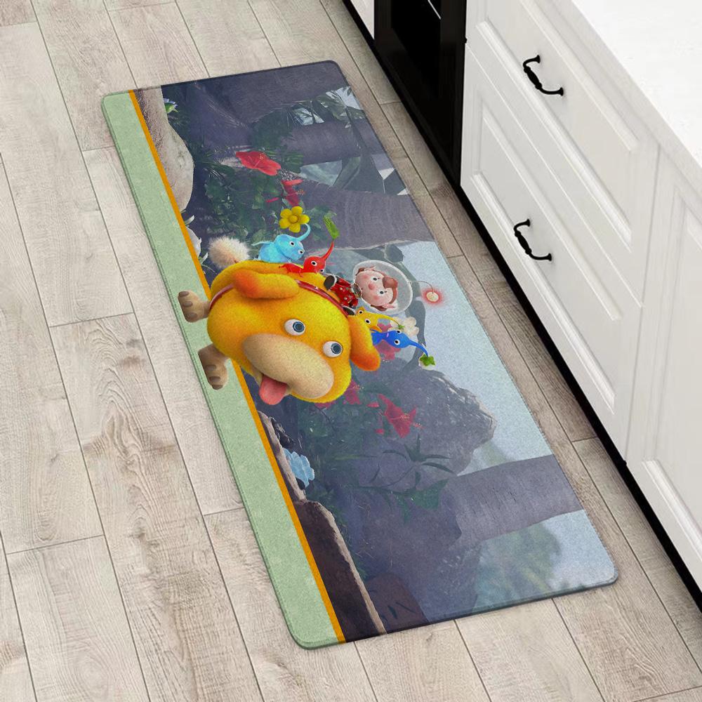 Entrance Front Door Doormat Cartoon PikminS Non-slip Kitchen Rug Living Room Rugs Balcony Bathroom Foot Mat Floor Mats Carpet